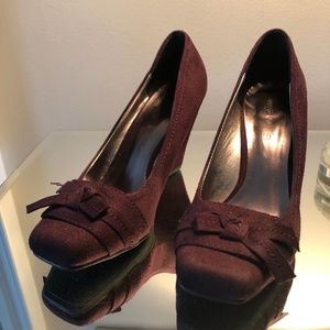 Made in Italy - Suede wedges shoes